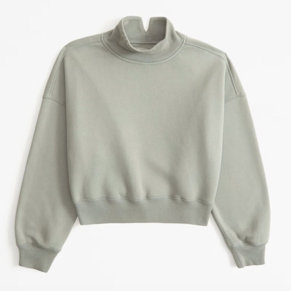 Abercrombie Essential Sunday Mock Crew in Green